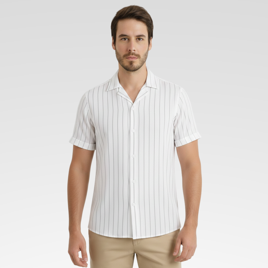 Men's Mare Grandad-Collar Shirt