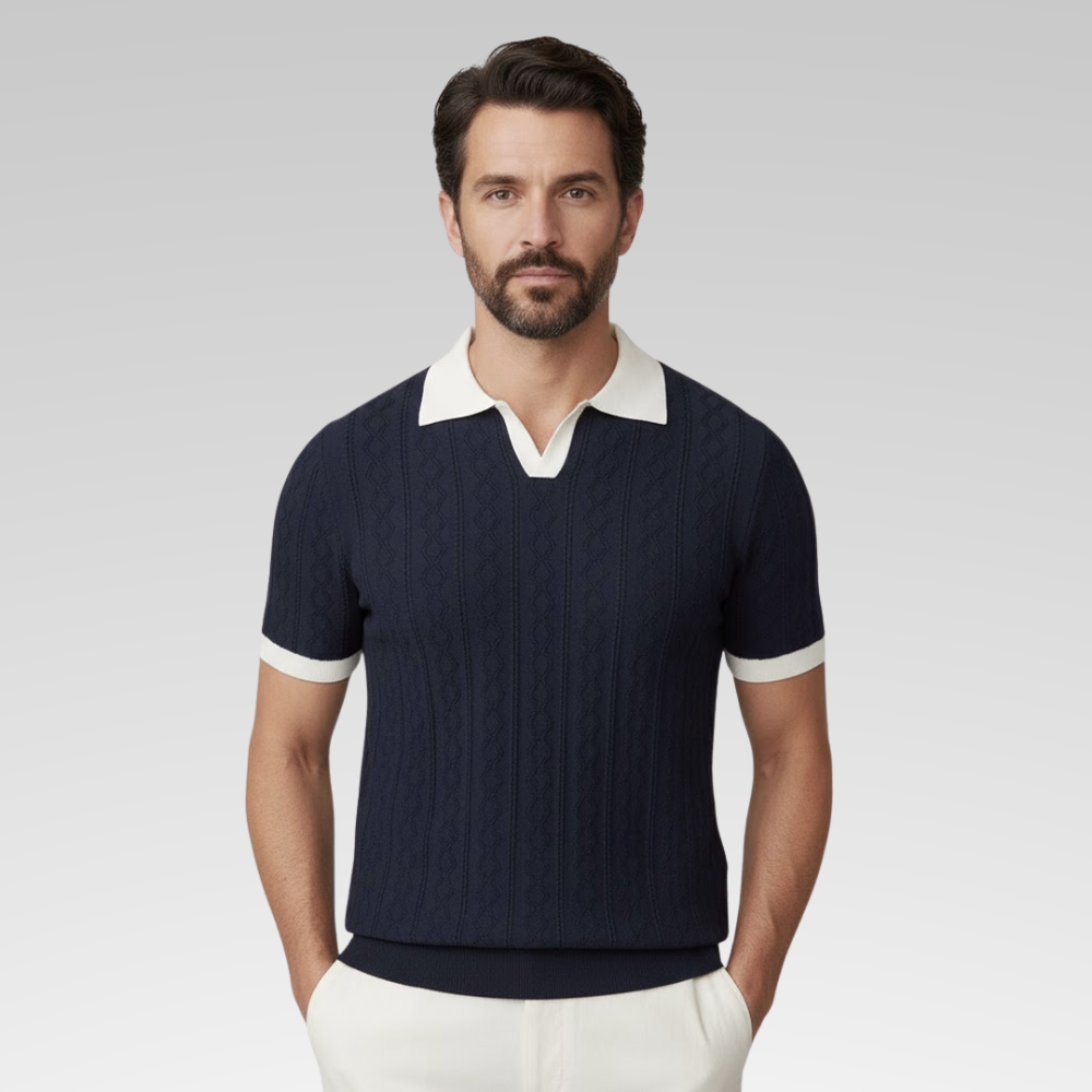 Men's Premium Knitted Polo