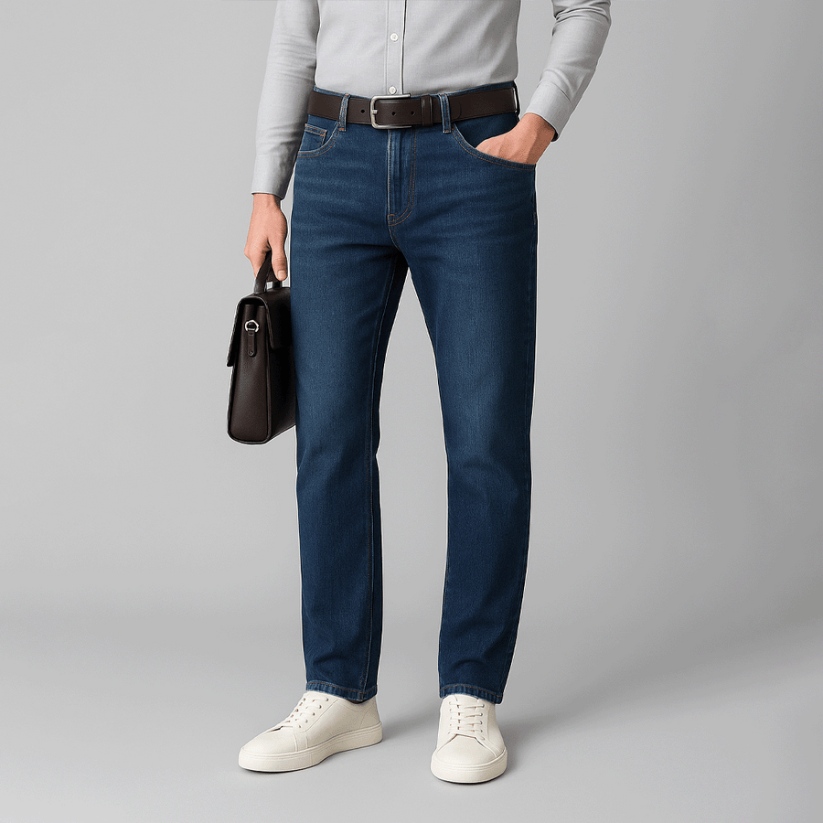 Men's Classic Straight Jeans