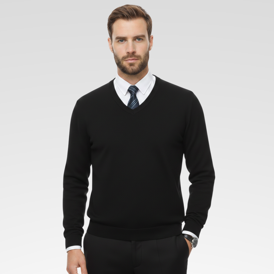Men's Executive V-Neck Jumper