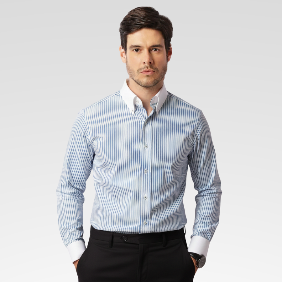 Men's Roma Striped Formal Shirt