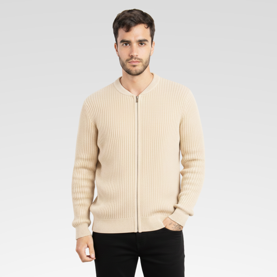 Men's Classic Zip-Through Jumper