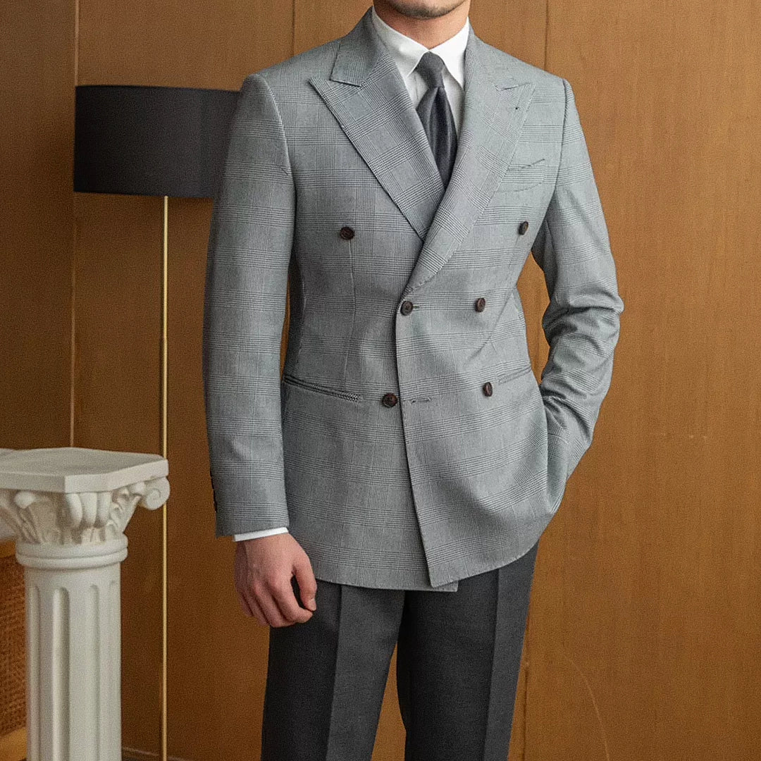 Men's Napoli Double-Breasted Blazer