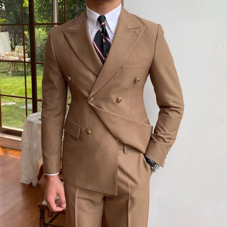 Men's Milano Double-Breasted Blazer