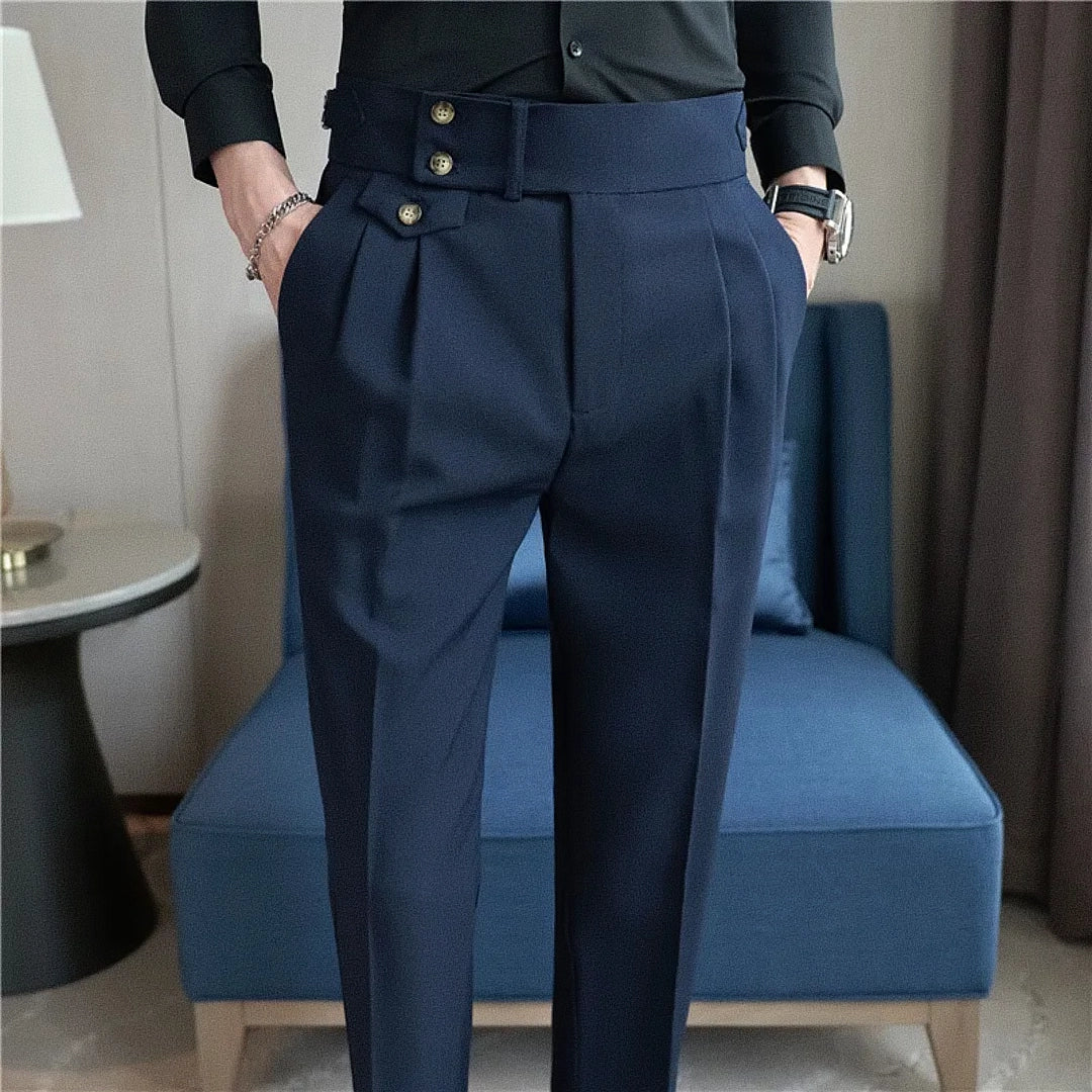 Men's Tailored Trousers – Navy