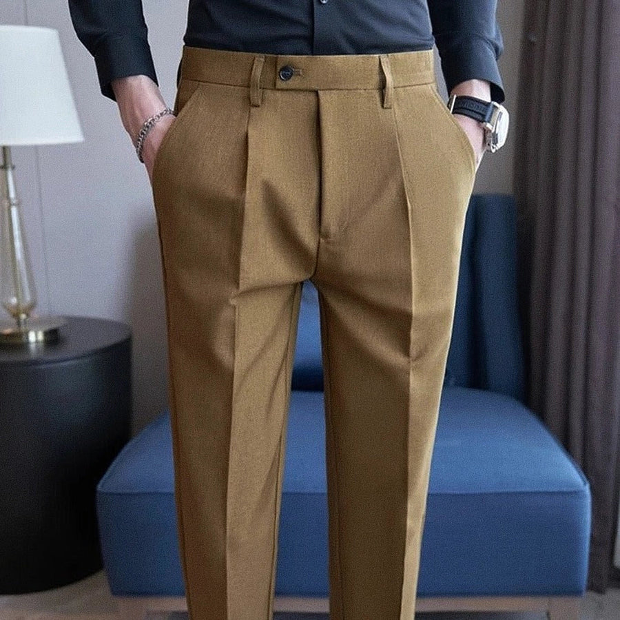 Men's Tailored Trousers – Khaki