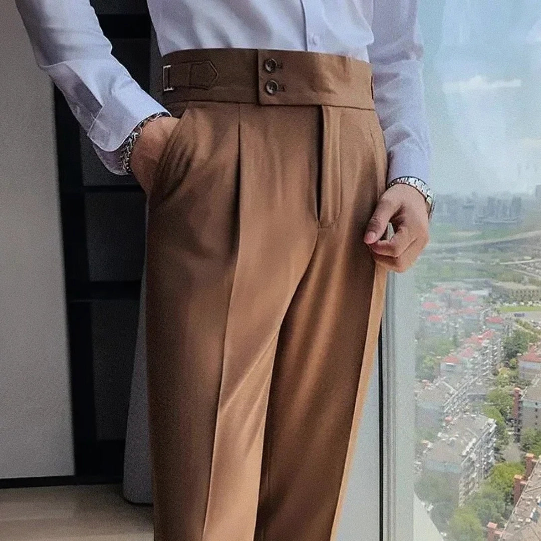 Men's Tailored Trousers – Caramel