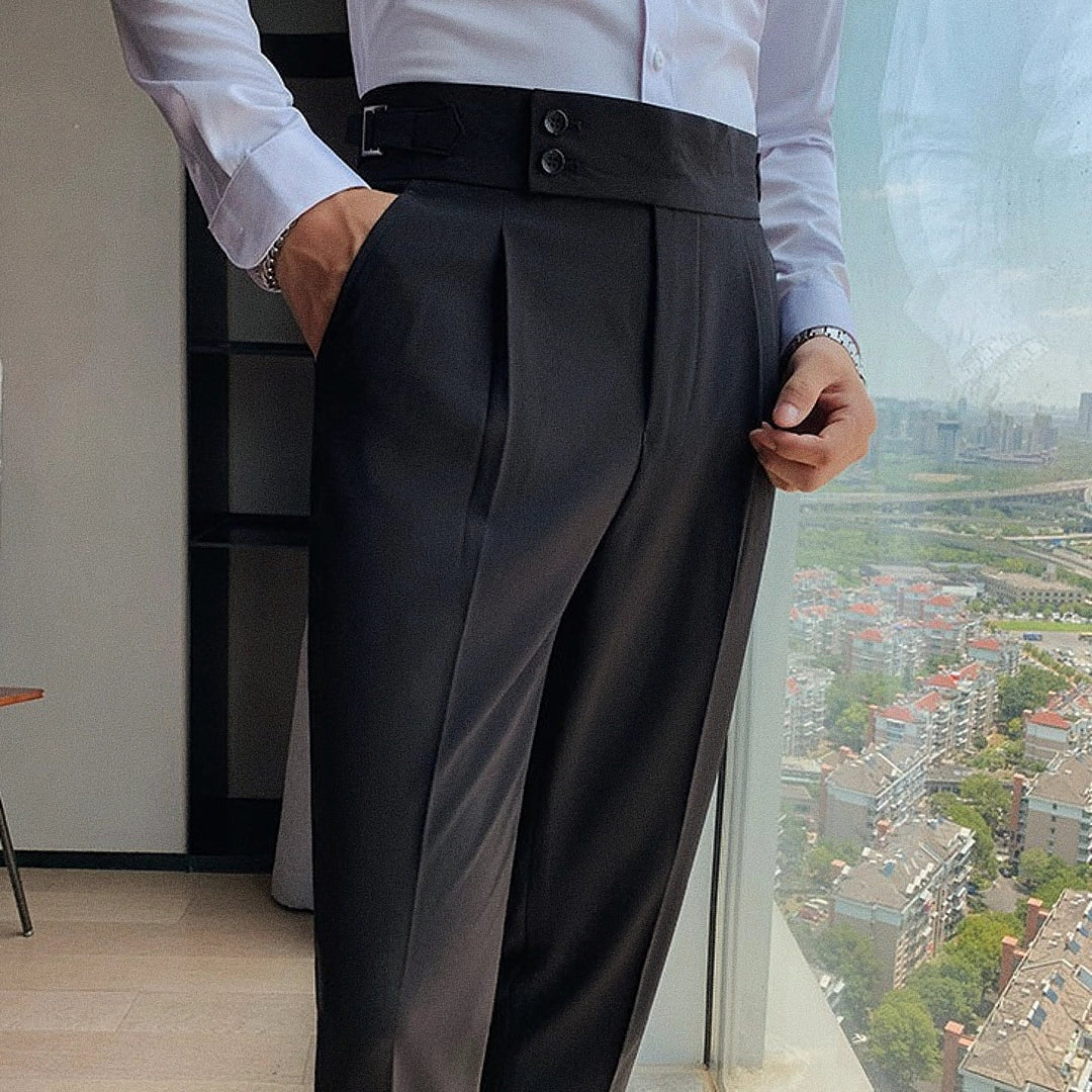 Men's Tailored Trousers – Black
