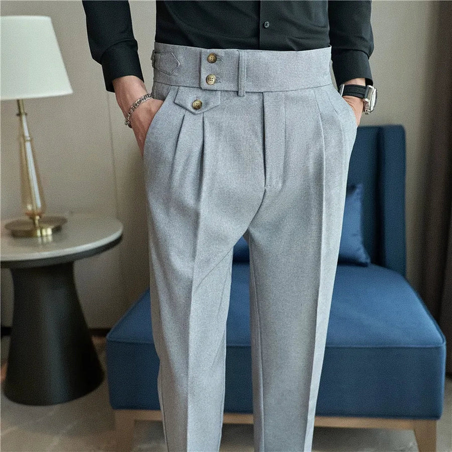 Men's Tailored Trousers – Grey