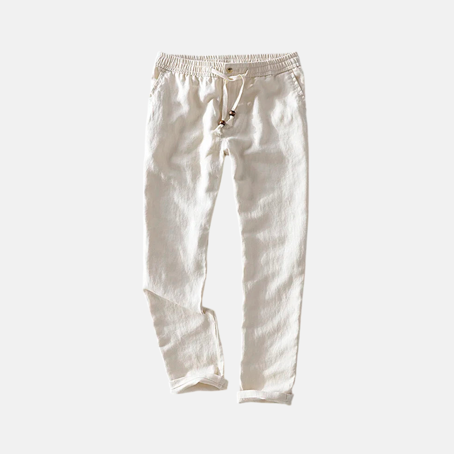 Men's Riviera Drawstring Linen Trousers