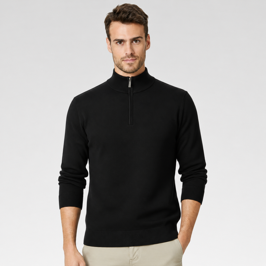 Men's Brava Zip-Neck Jumper